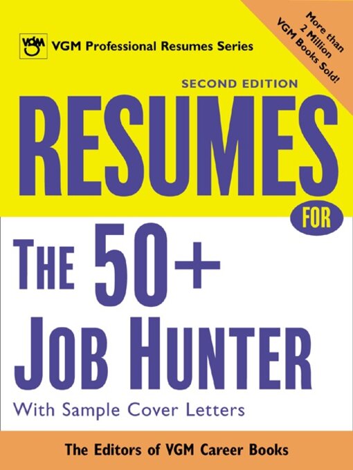 Title details for Resumes for the 50+ Job Hunter by Editors of VGM Career Books - Available